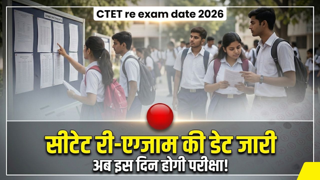 CTET 2026 Exam Re-Schedule