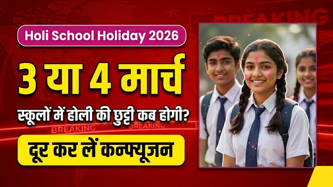 Holi School Holiday 2026
