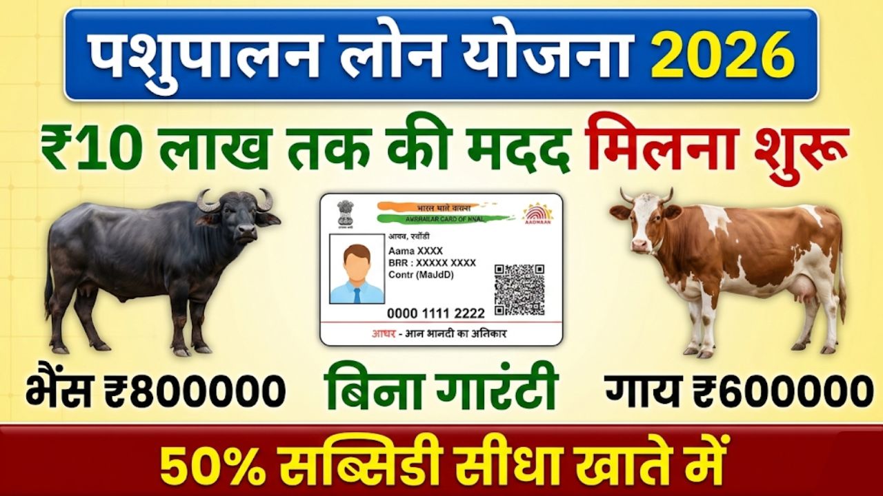 Dairy Farming Loan 2026