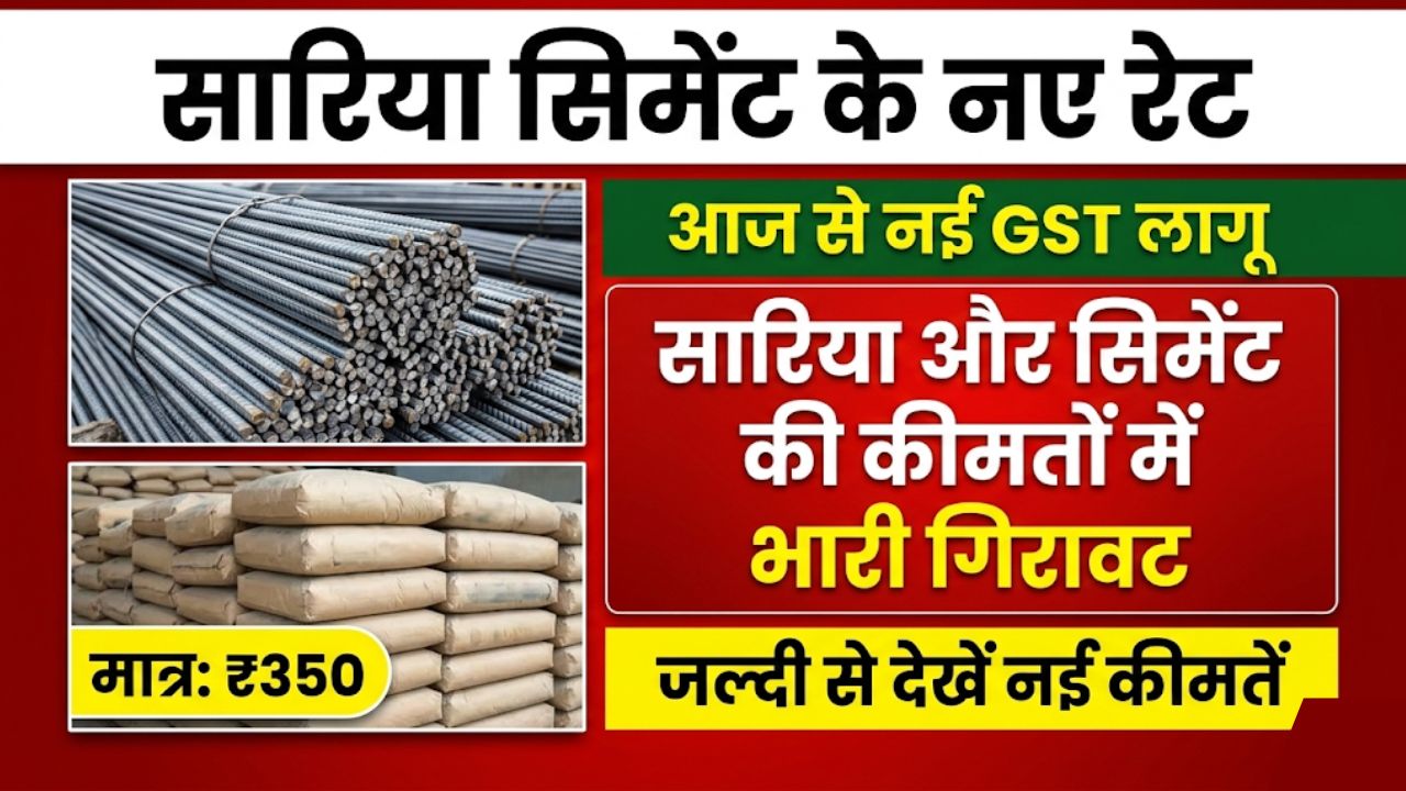 Sariya Cement Price Today