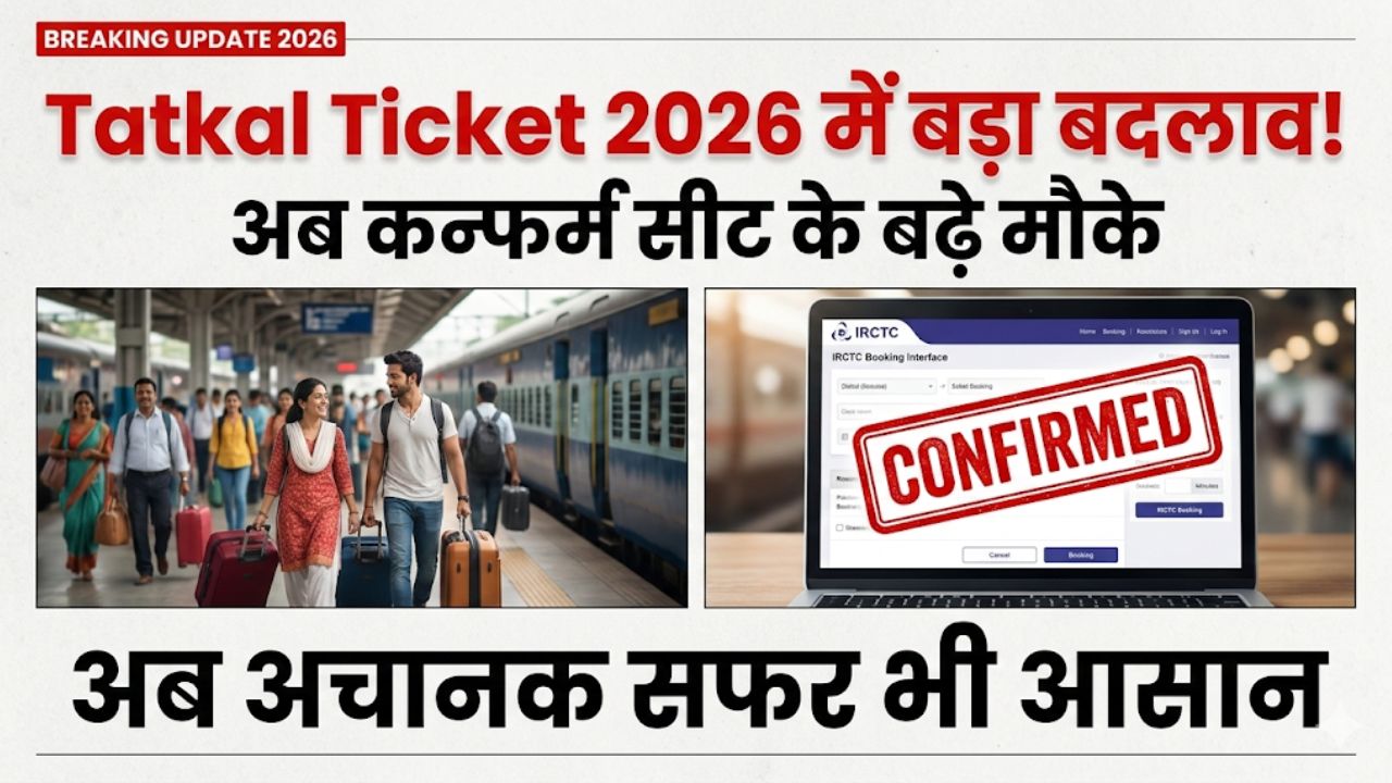 IRCTC Tatkal Ticket Update 2026